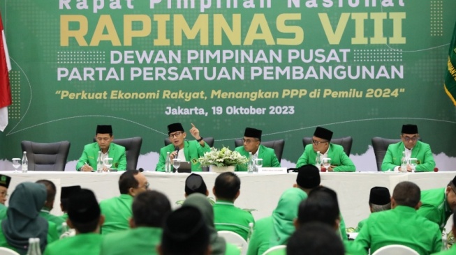 Di Rapimnas PPP, Sandiaga Beberkan Strategi Raup Target 11 Juta Suara