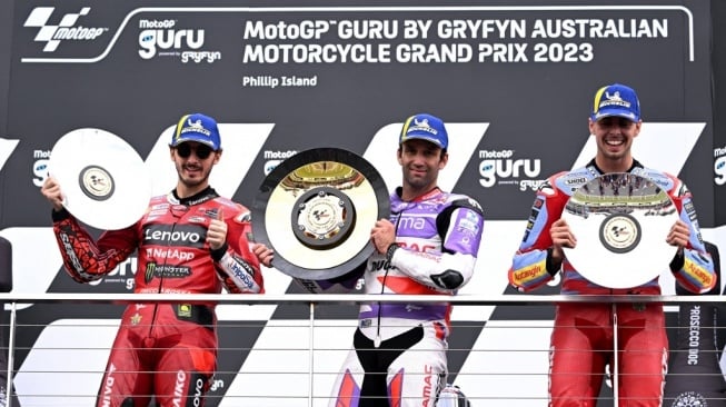 Hasil MotoGP Australia 2023: Salip Jorge Martin di Lap Terakhir, Johann Zarco Juara