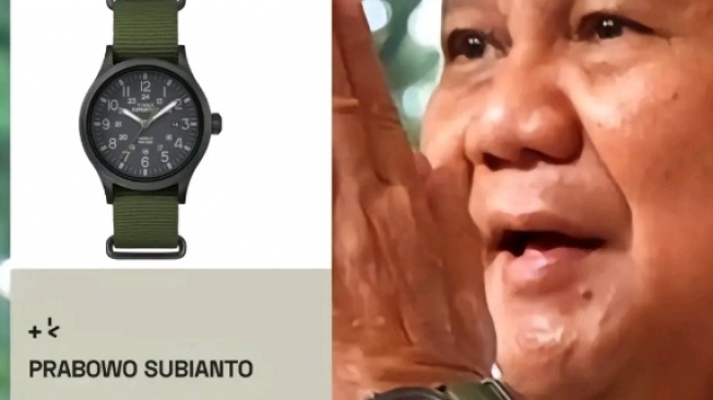 Jam Tangan Prabowo Subianto (Dok TikTok)