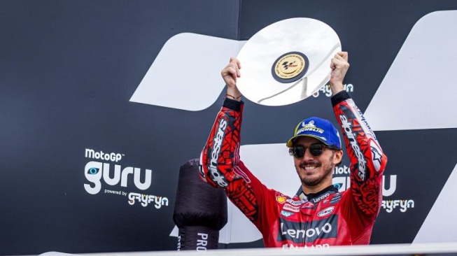 Alasan Pecco Bagnaia Puas Meski Cuma Finis Kedua di MotoGP Australia 2023