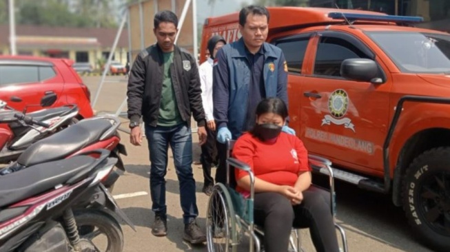 Pelaku pembuang bayi di saluran air Cimanuk. (Banten News)