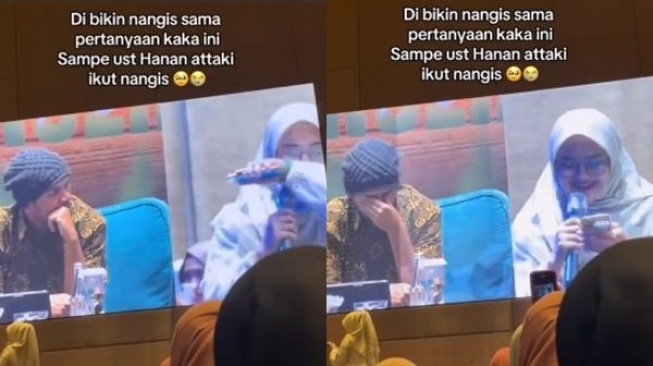 Ustaz Hanan Attaki sampai Nangis, Wanita Tanya Hukum Menceraikan Istri Demi Ibu