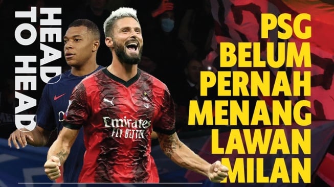 Fakta Menarik Jelang Duel PSG vs AC Milan di Liga Champions, Perang Saudara di Parc des Princes Salah Satunya