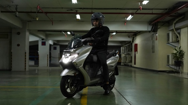 Suzuki Burgman Street 125 EX Resmi Meluncur di IMOS+ 2023. (Foto: Suzuki)