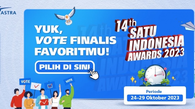 14th SATU Indonesia Awards 2023 Umumkan Daftar 10 Finalis, Silakan Vote Juara Favorit