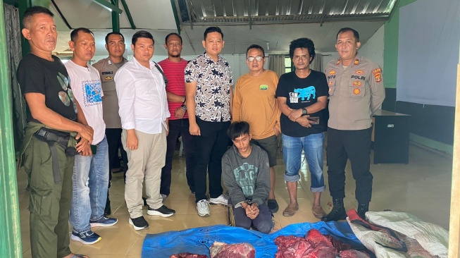 Polhut Sergap Rombongan Pemburu Liar di TNWK, Satu Orang Ditangkap Enam Lolos