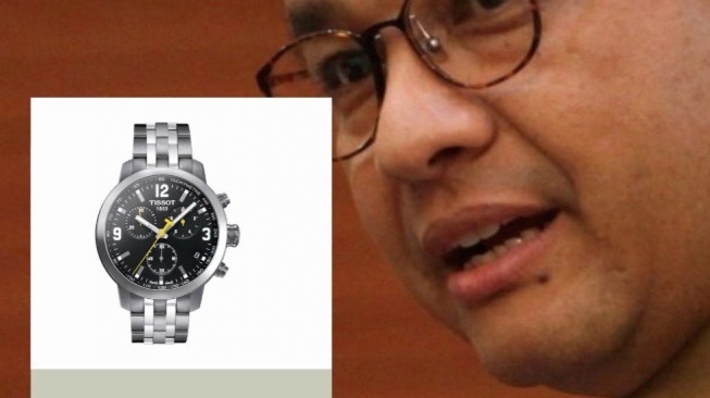 Jam tangan Anies Baswedan (Twitter)