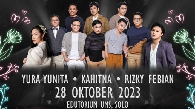 Catat Tanggalnya Lur! Konser Cerita Cinta di Edutorium UMS Bakal Hadirkan Kahitna hingga Rizky Febrian