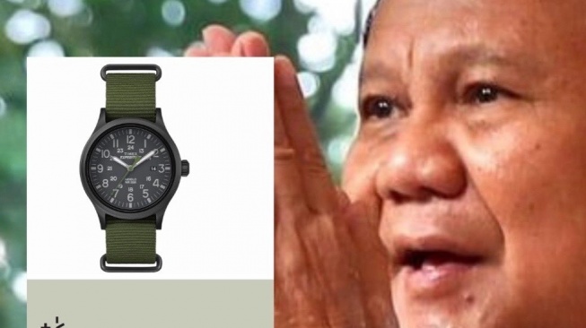 Jam tangan Prabowo Subianto (Twitter)