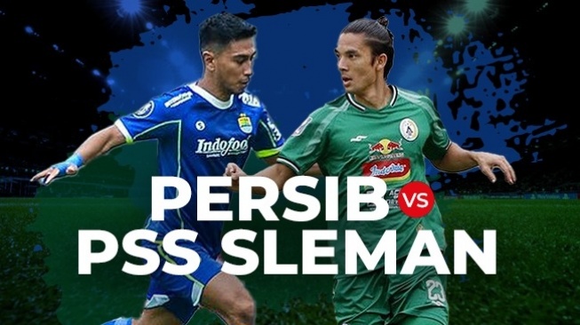 Ilustrasi Prediksi Persib Bandung vs PSS Sleman di BRI Liga 1. (Suara.com) 