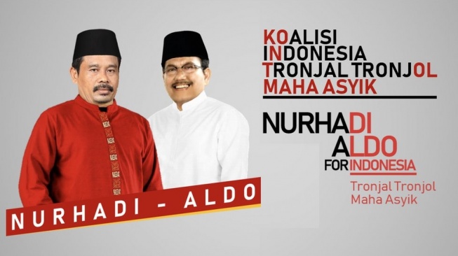 Profil Nurhadi-Aldo, Capres-capresan yang Ademkan Pilpres 2019, Sosoknya Muncul Lagi!