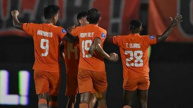 Stefano Lilipaly menjadi bintang kemenangan Borneo FC melawan tamunya, Dewa United di laga pekan ke-17 BRI Kompetisi 1 2023-2024, Hari Sabtu (28/10/2023) waktu malam WIB.