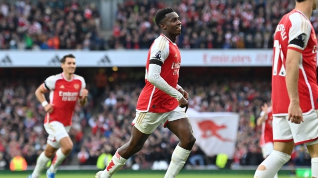 Hasil Arsenal vs Sheffield United: Nketiah Hattrick, The Gunners Menang 5-0