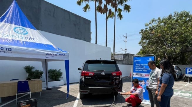 Gelar Customer Gathering Garda Oto Surabaya, Asuransi Astra Adakan Uji Emisi sampai Edukasi Safety Driving