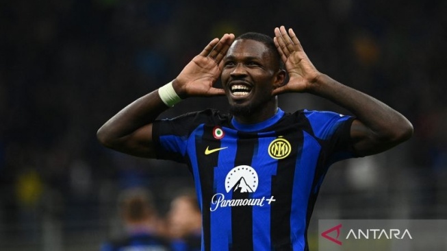 Hasil Liga Italia: Gol Tunggal Marcus Thuram Bawa Inter Milan Tekuk AS Roma