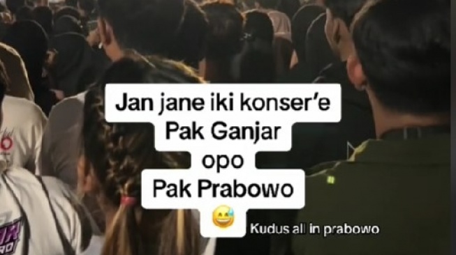 Viral Relawan Ganjar Pranowo Bikin Konser di Kudus, Penontonnya Malah Teriak Prabowo Subianto