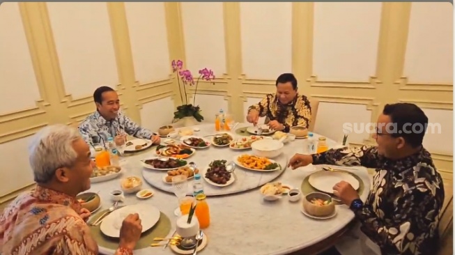 Jokowi Ajak Capres Makan Bersama di Meja Lazy Susan, Ini Sejarah dan Makna Filosofinya