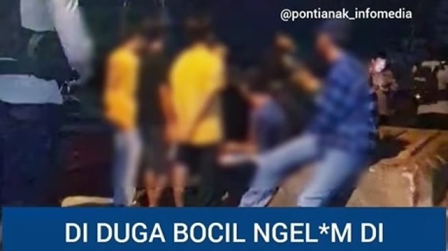 Ulah Sekolompok Bocil Ngelem di Dermaga Sungai Kapuas Pontianak Bikin Kesal Warga, Diingatkan Malah Balik Marah