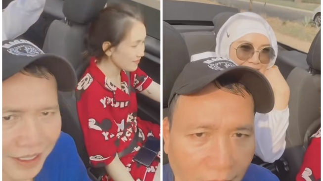 Ayu Ting Ting diduga jalan-jalan naik mobil pemberian (Instagram/@lambe_danu)