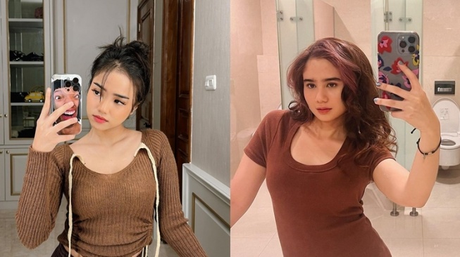 Adu Gaya Fuji dan Tissa Biani (Instagram/@fuji_an/@tissabiani)