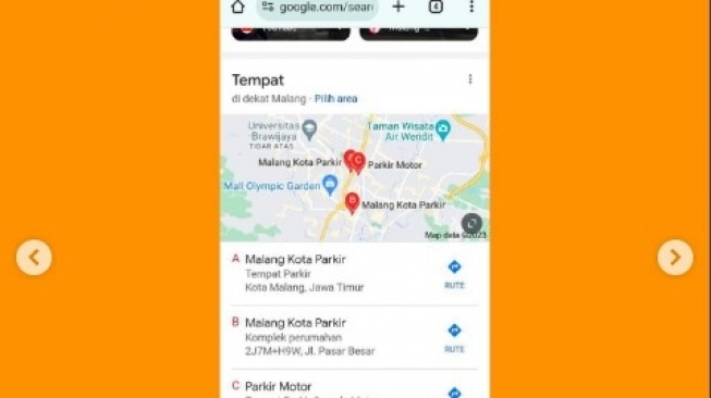 85457 Heboh Titik Diberi Nama Malang Kota Parkir Di Google Maps 