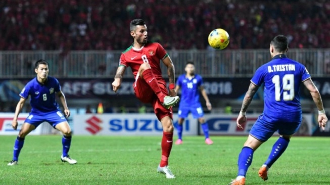 Stefano Lilipaly membela Timnas Indonesia (doc. pssi.org)