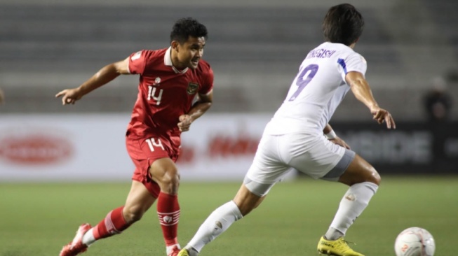 Laga antara Timnas Indonesia melawan Filipina di Piala AFF 2022 (affmitsubishielectriccup.com)