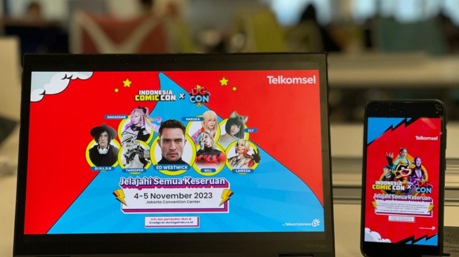 Comic Con x DG Con 2023. [Telkomsel]