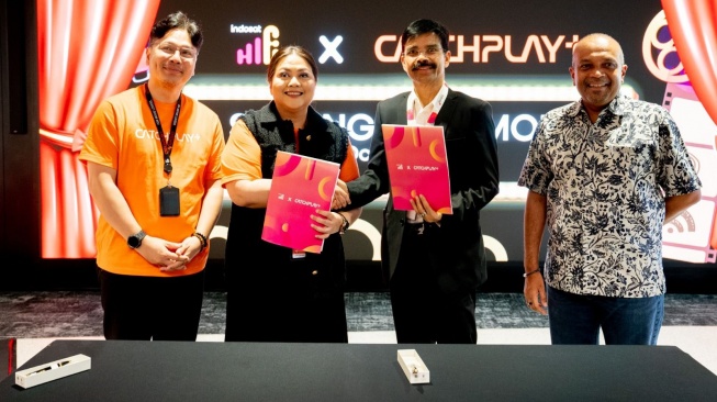 Indosat HiFi Gandeng Catchplay+ Sediakan Film dan Series Populer