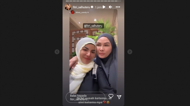 Fitri Salhuteru dan Dinar Candy (Instagram/@fitri_salhuteru)