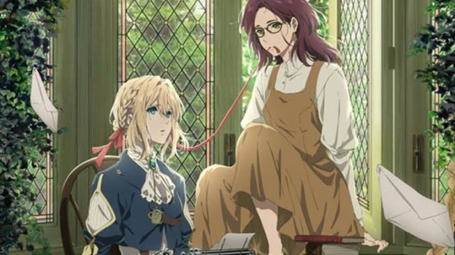 Ulasan Anime Violet Evergarden, Menemukan Makna Cinta yang Penuh Emosional