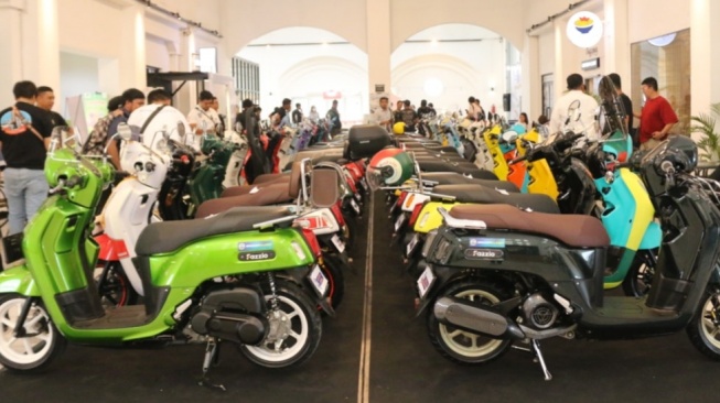 Fazzio Hybrid Connected & Grand Filano Hybrid Connected are still the choice of young people in the North Sumatra region, see the results of the modifications here (PT Yamaha Indonesia Motor Manufacturing).