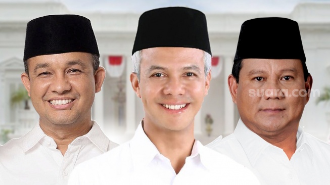 Survei Polmark: Prabowo-Gibran Unggul, Anies-Imin Naik Perlahan, Ganjar-Mahfud Jeblok