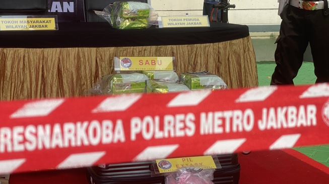 Dua Bulan Terakhir, Polres Metro Jakbar Sita 224 Kilogram Sabu dan 11.563 Butir Ekstasi