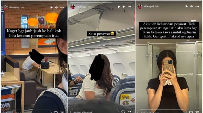 Regi Nazlah diduga menguntit Afifah Riyad ke Bali (Instagram)