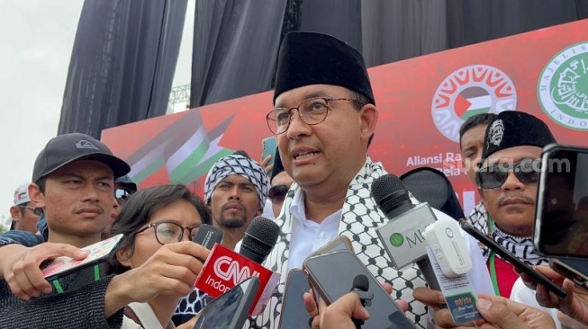 Di Ijtima Ulama, Anies Janji Perjuangkan Kemerdekaan Palestina Lewat Forum Dunia