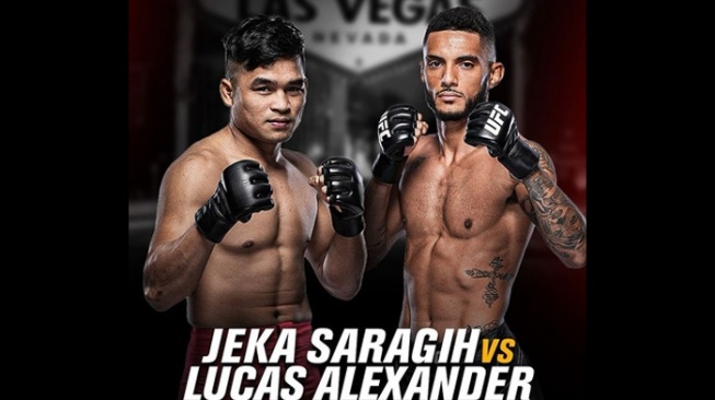 Jeka Saragih Hadapi Lucas Alexander di area UFC. [Instagram @mola.sport]