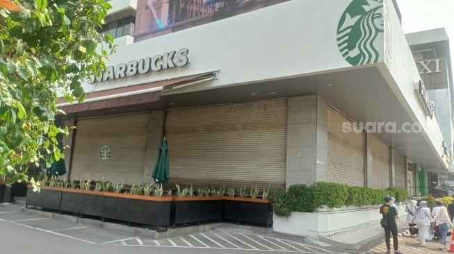 Starbucks Thamrin. (Suara.com/Fajar Ramadhan)