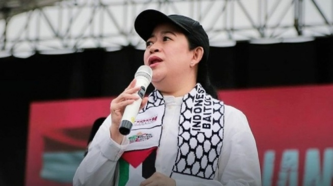 Hadir Aksi Bela Palestina di Monas, Puan Maharani Justru Dicibir Netizen