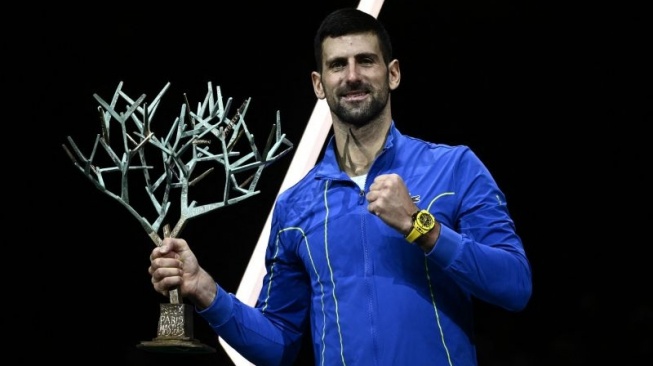 Taklukkan Grigor Dimitrov di Final, Novak Djokovic Raih Gelar Paris Masters untuk Ketujuh Kalinya