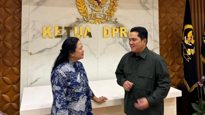 Puan Maharani Pamer Foto 'Mesra' dengan Erick Thohir, Pertanda Apa Nih?