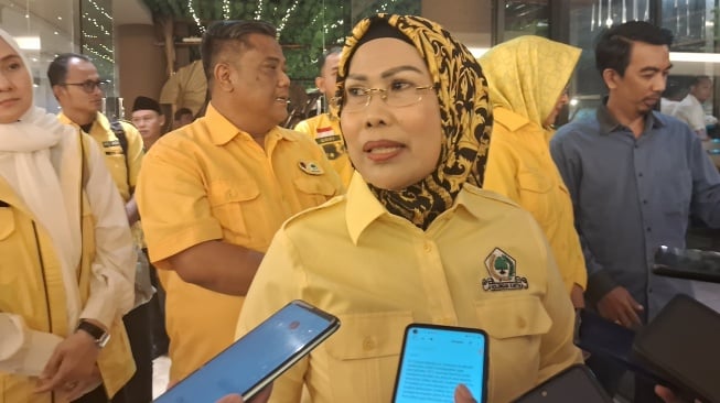 Ketua DPD Golkar Provinsi Banten Ratu Tatu Chasanah. [Suara.com/Yandi Sofian]