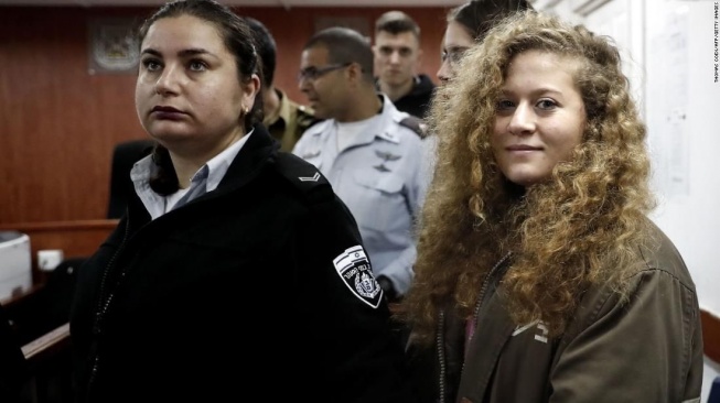 Mengenal Sosok Ahed Tamimi, Aktivis Perempuan yang Jadi Simbol Perlawanan Palestina Kini Ditangkap Tentara Israel