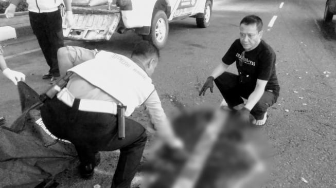 Wanita Tanpa Identitas Tewas Ditabrak di Depan Kantor Bupati Deli Serdang, Pelakunya Kabur