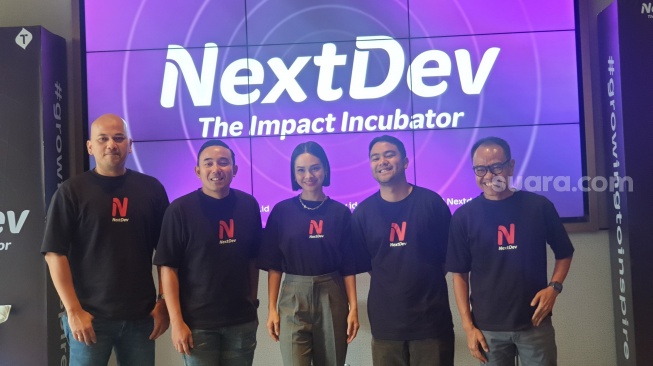 Telkomsel menggelar NextDev ke-9, diawali dengan Open Session di Jakarta, Selasa (7/11/2023). [Suara.com/Dythia Novianty]