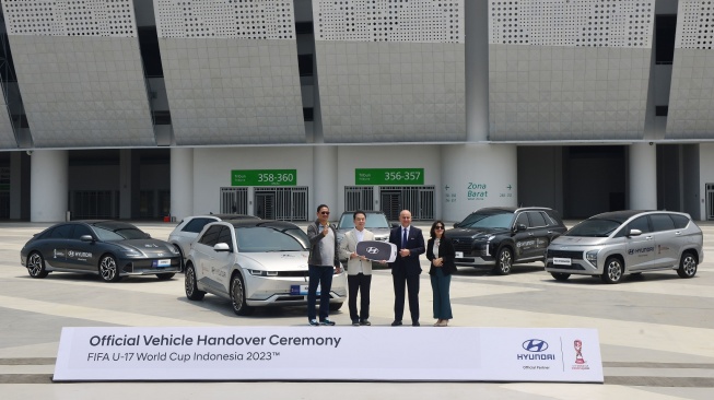 Hyundai Serahkan 148 Unit Mobil untuk Dukung Piala Dunia U-17