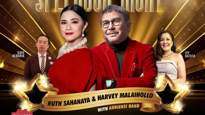 Semarakkan Malam Tahun Baru 2024, Ruth Sahanaya dan Harvey Malaihollo Reuni Sepanggung Lagi