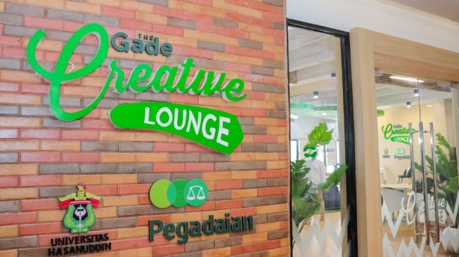 Salah satu fasilitas The Gade Creative Lounge di Unhas, Makassar. (Dok: Pegadaian)