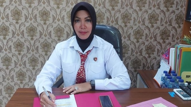 Kasubdit IV Renata Ditreskrimum Polda Banten Kompol Herlia Hartarani. [Bantennews]