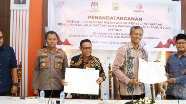 KPU Kota Pariaman Dapat Dana Hibah Pilkada 2024 Rp 14 Miliar, Bawaslu Rp 5,4 Miliar